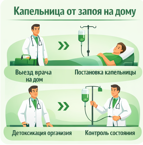 капельница от запоя в Михайловске в клинике Санати